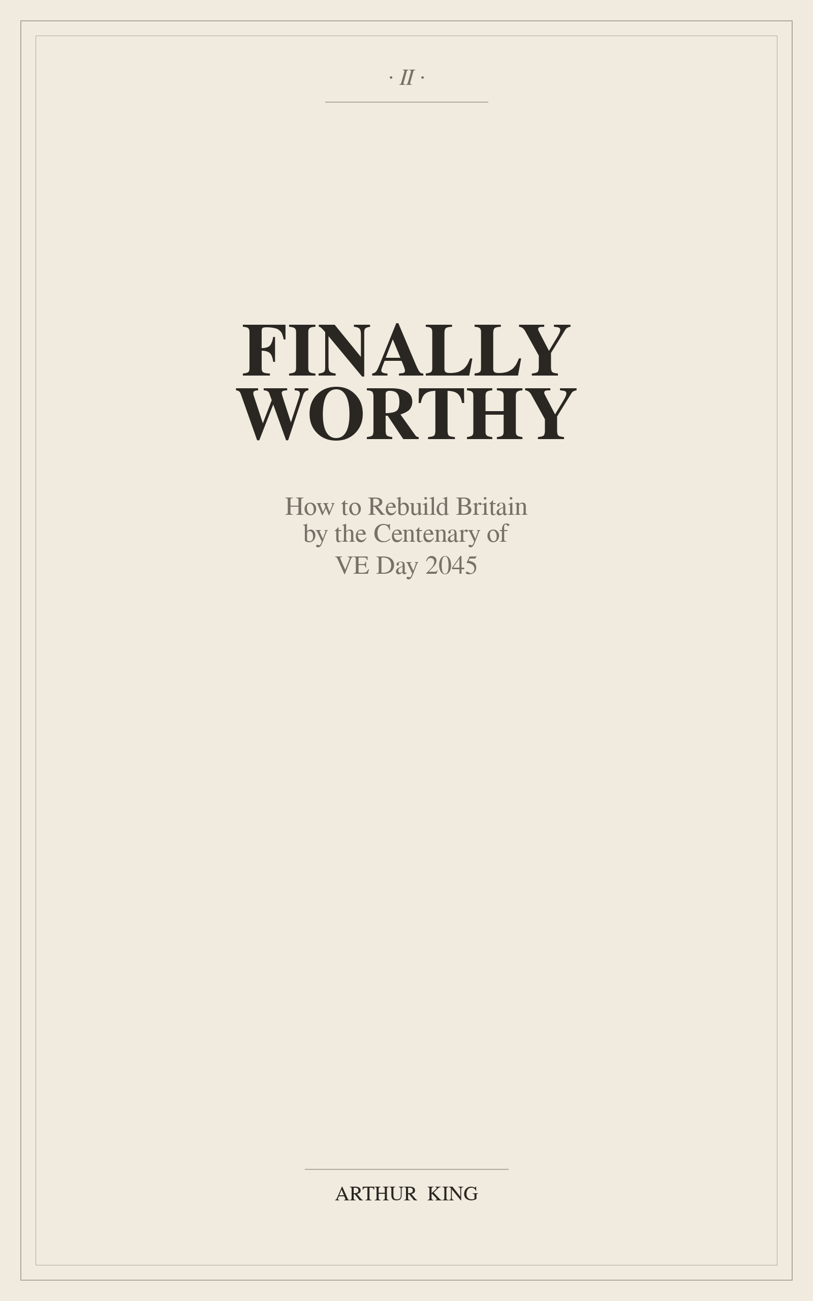 Cover of Finally Worthy by Arthur King